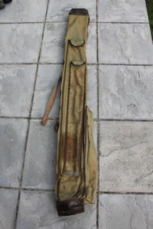 1 x Efgeeco Deluxe Canvas Rod Hold All. Vintage,