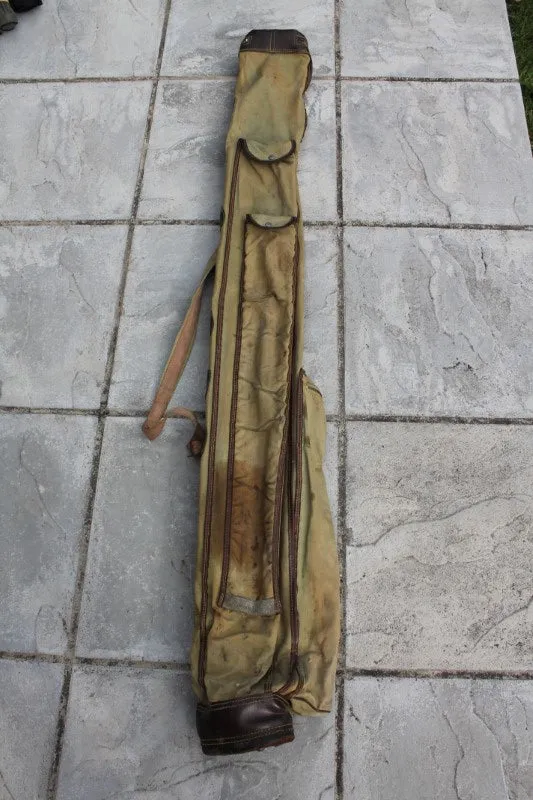 1 x Efgeeco Deluxe Canvas Rod Hold All. Vintage,