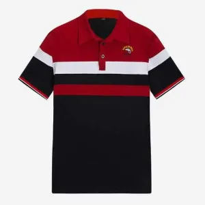 100%Cotton Business Casual Striped Golf Shirt