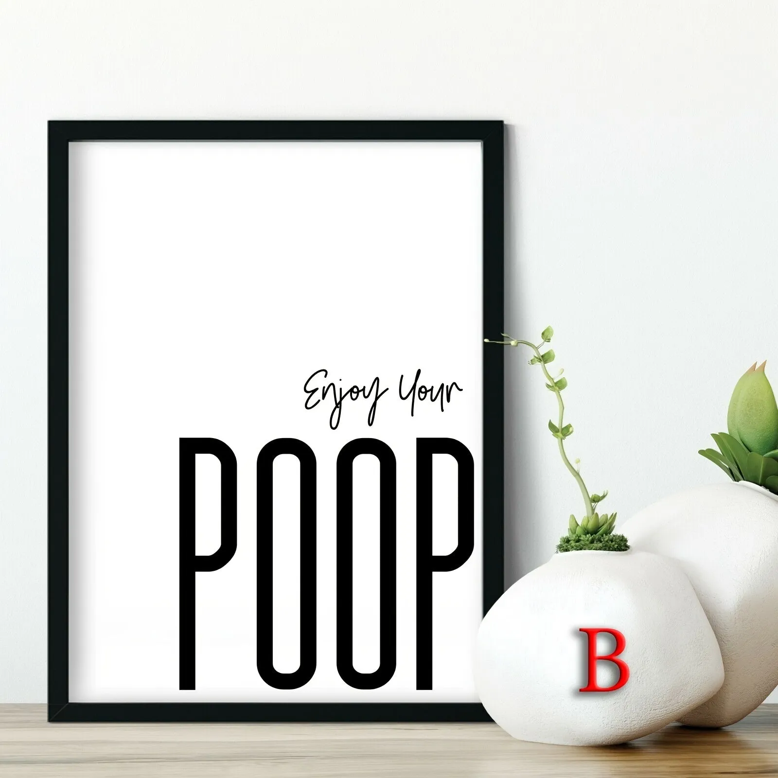 10pcs Bathroom Funny Quotes Posters - Frameless, 12"x8"