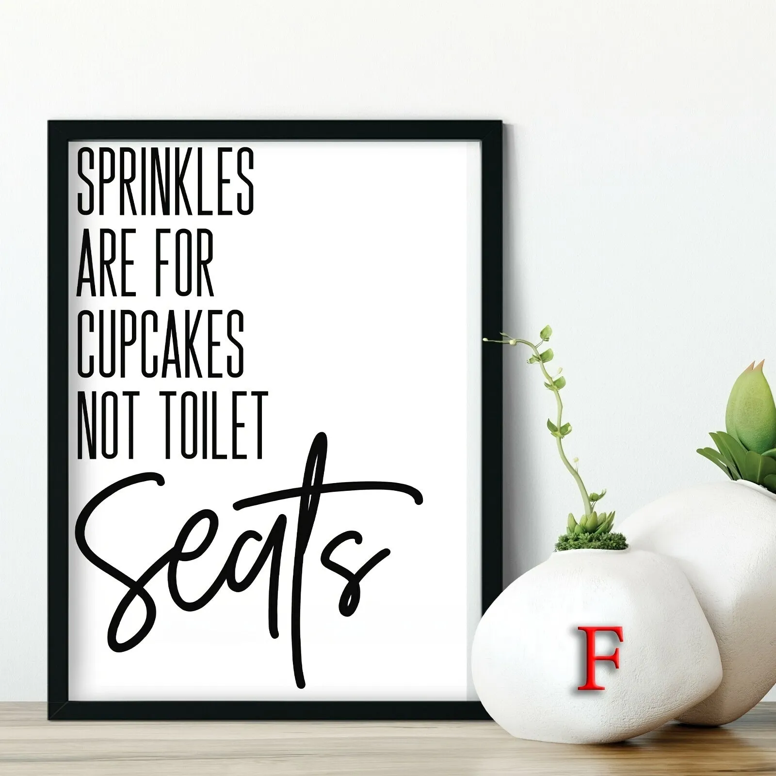10pcs Bathroom Funny Quotes Posters - Frameless, 12"x8"