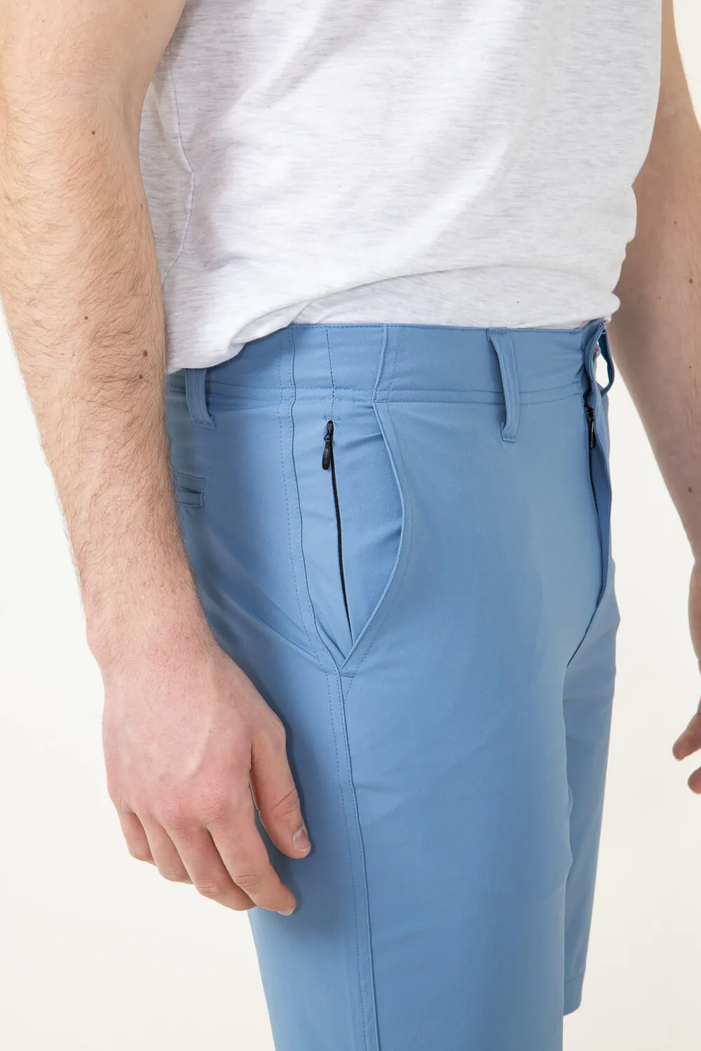 1897 Original 9” Hydro Flat Front Shorts for Men in Light Blue | 4GLL1225-LTBLUE