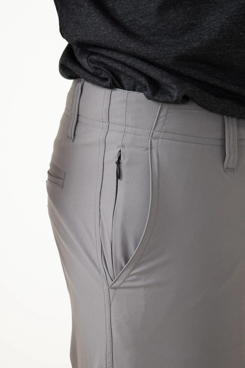 1897 Original 9” Hydro Flat Front Shorts for Men in Light Grey | 4GLL1225-LTGREY