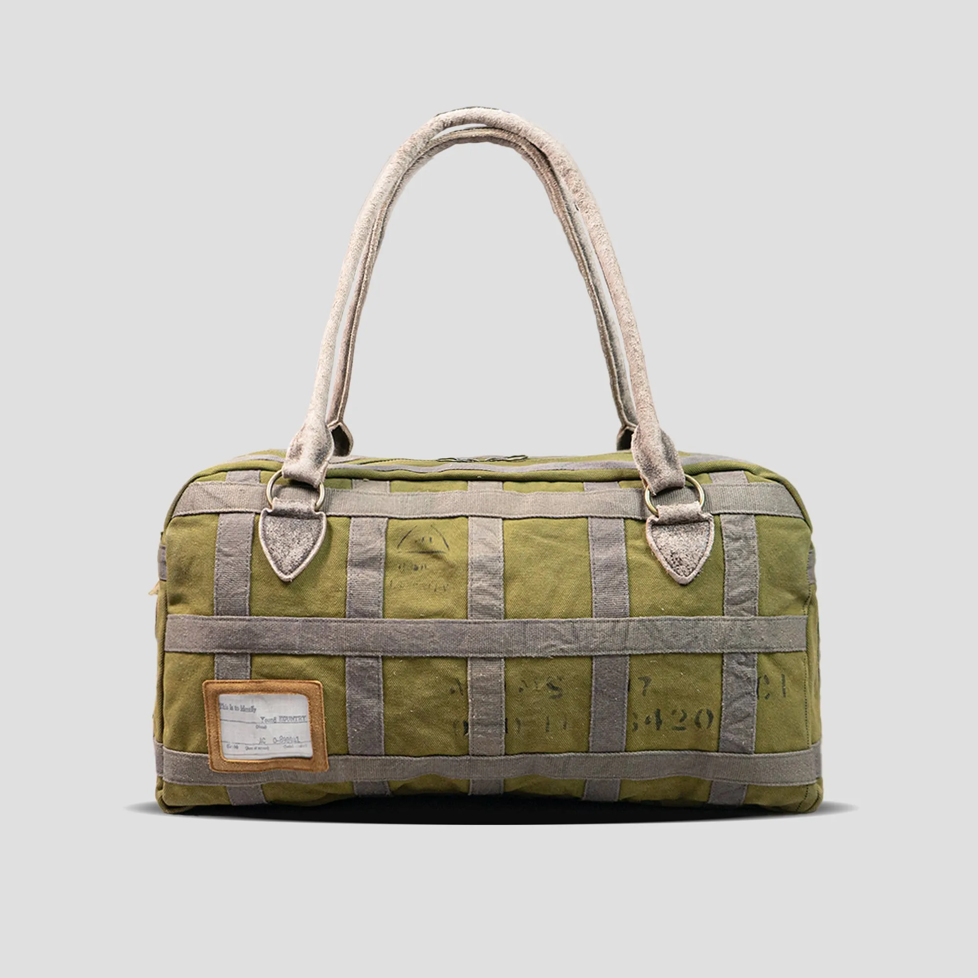#4 ARMY CANVAS TATTERSALL CARGO BAG