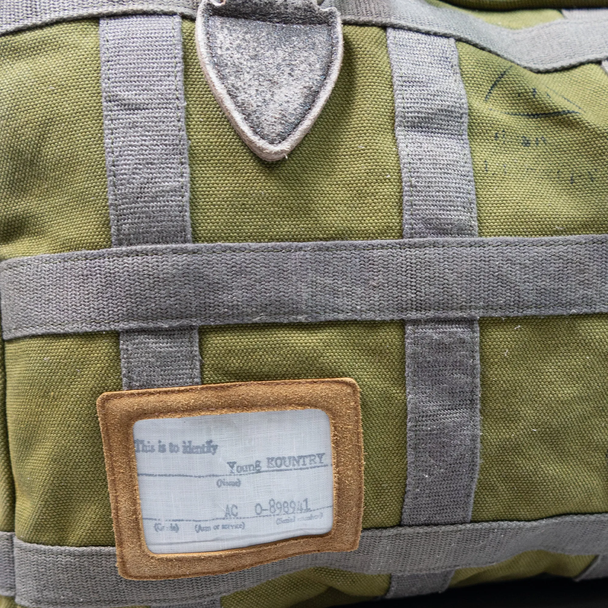 #4 ARMY CANVAS TATTERSALL CARGO BAG
