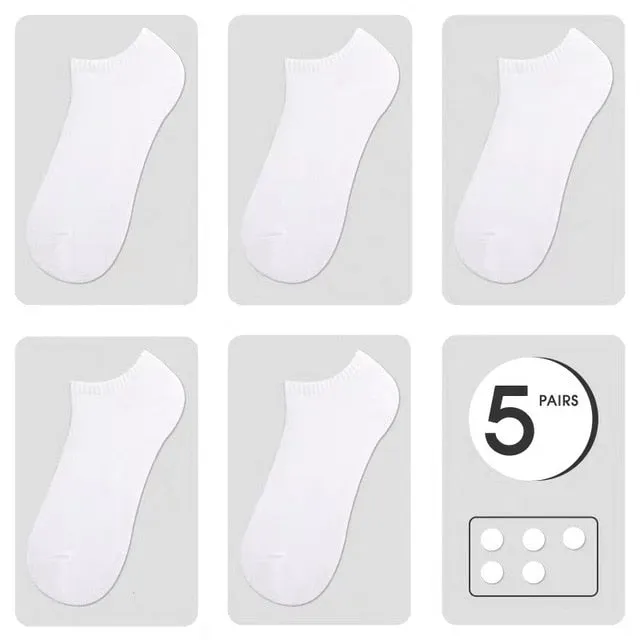 5 Pairs Men's Cotton Socks