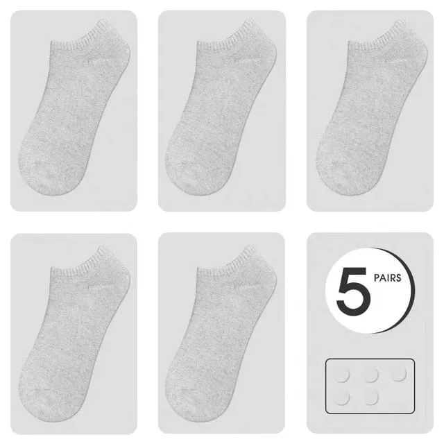 5 Pairs Men's Cotton Socks