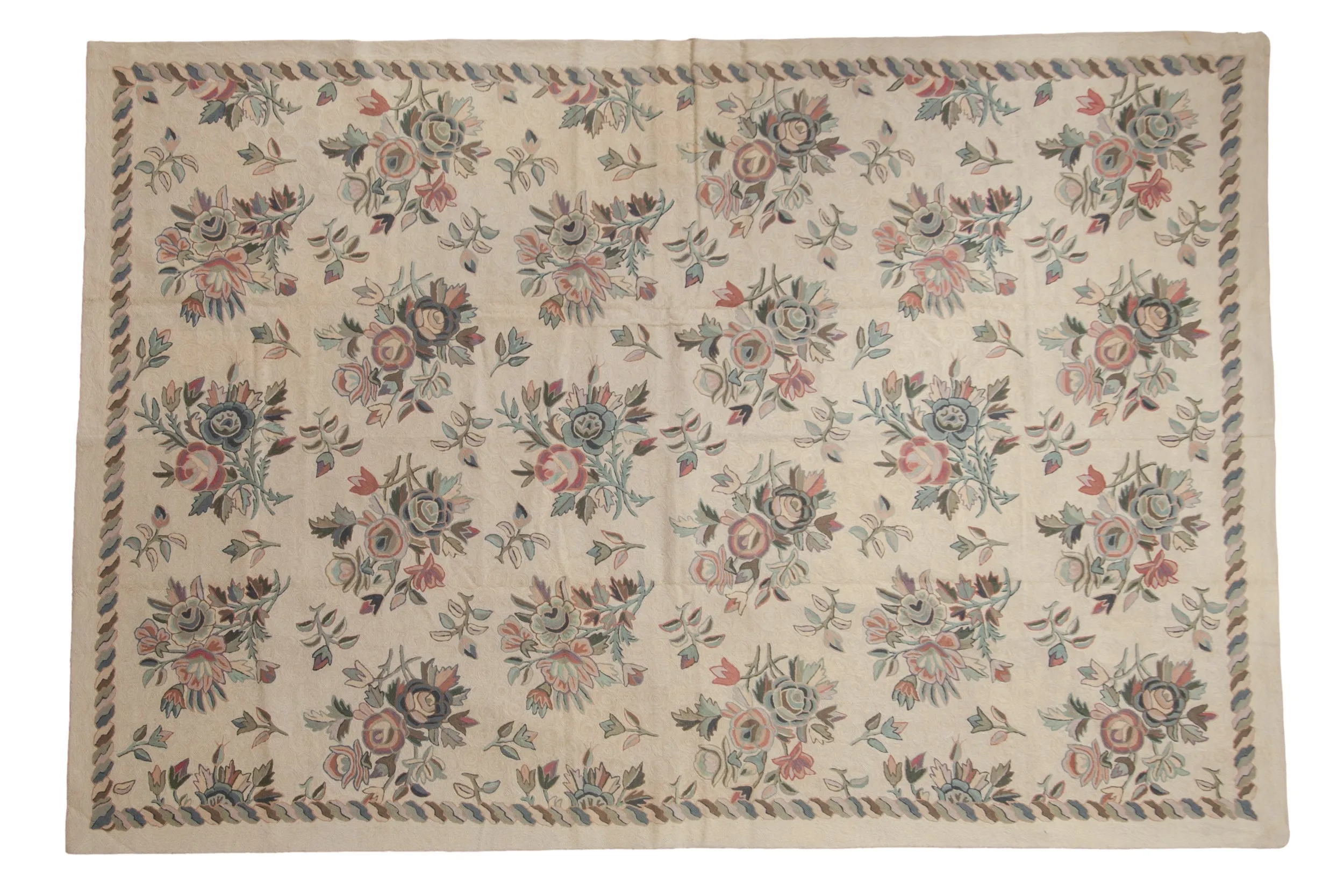 6x9 Vintage Chainstitch Carpet