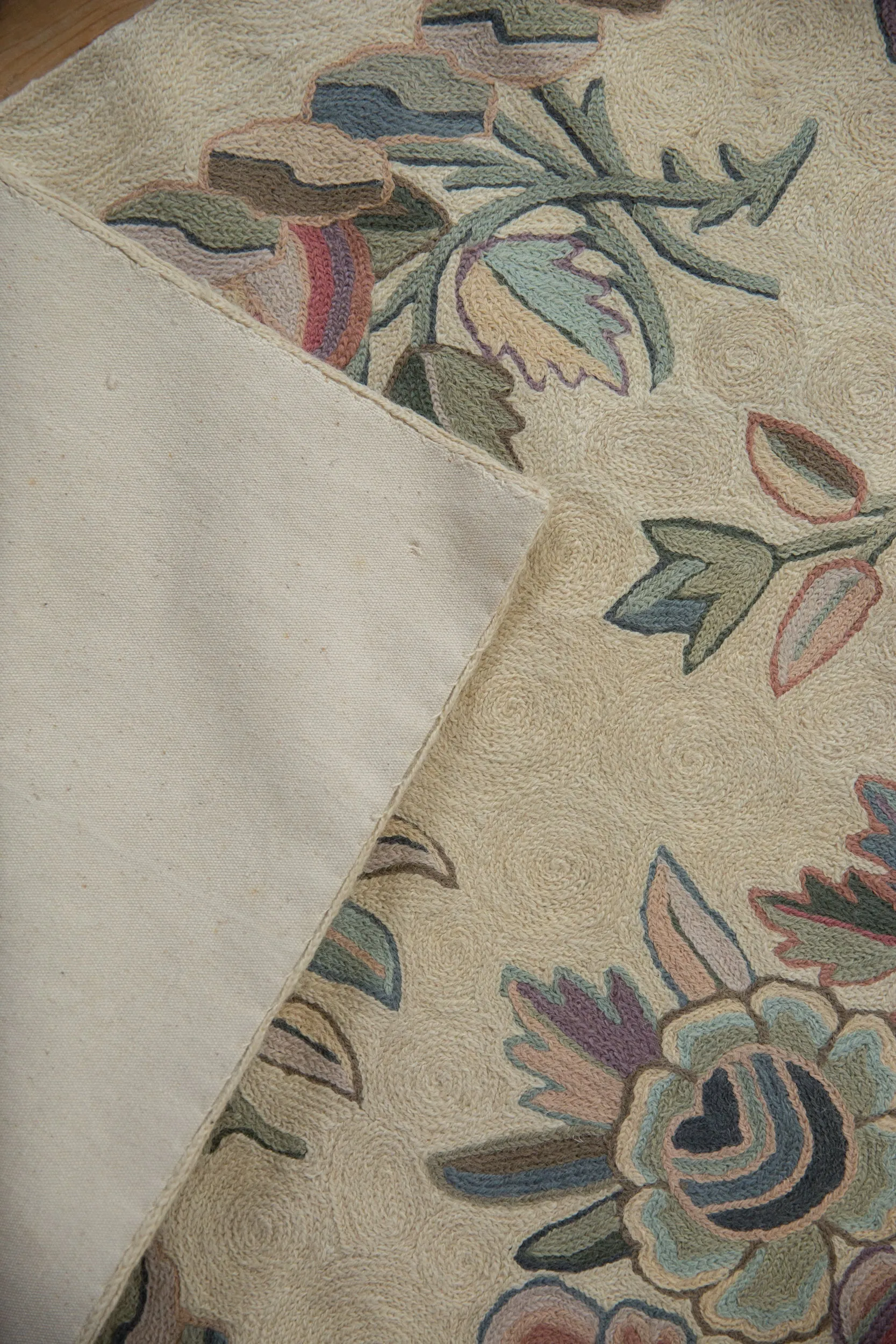 6x9 Vintage Chainstitch Carpet