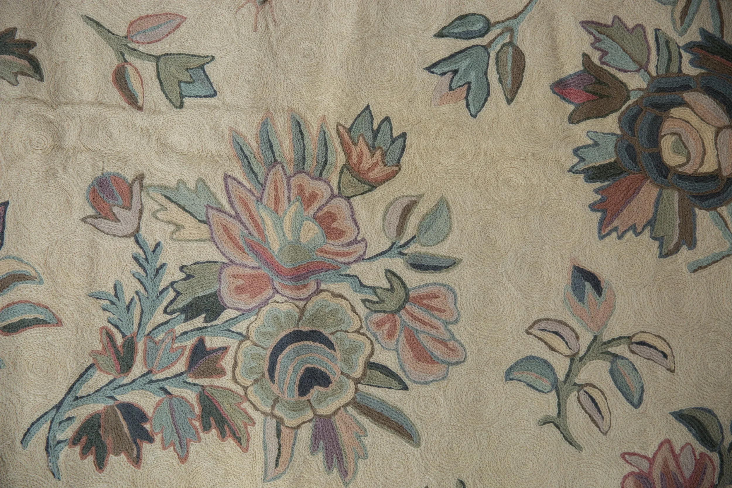 6x9 Vintage Chainstitch Carpet