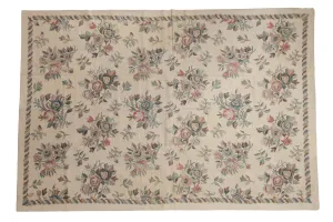 6x9 Vintage Chainstitch Carpet