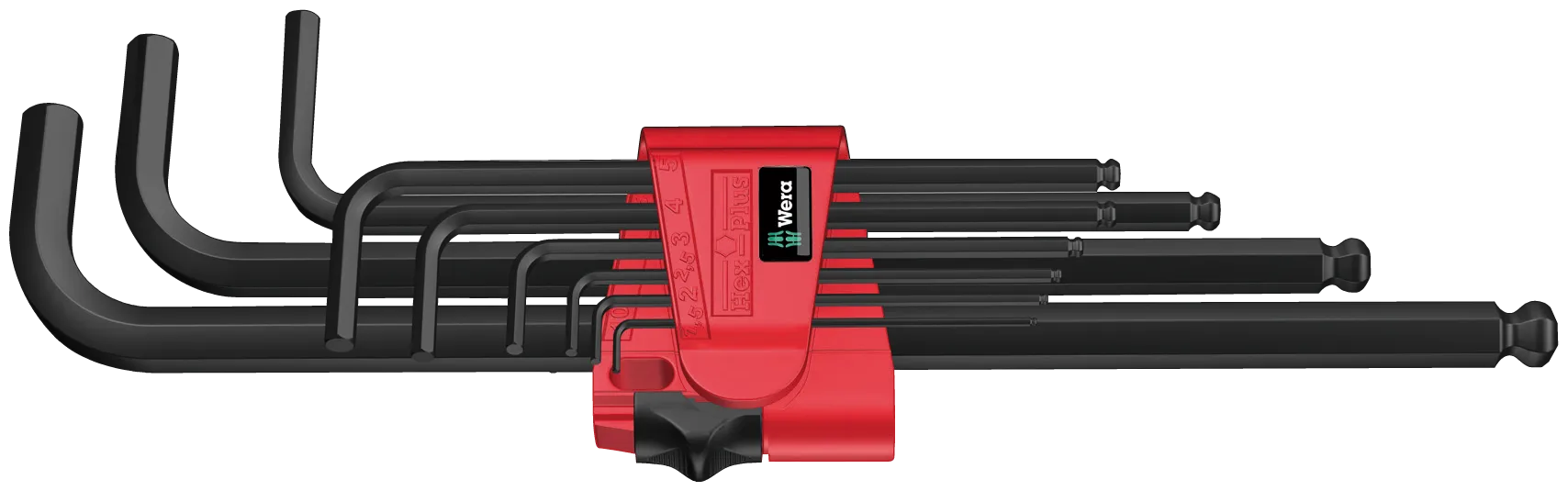 950/9 Hex-Plus 6 L-key set, metric, BlackLaser