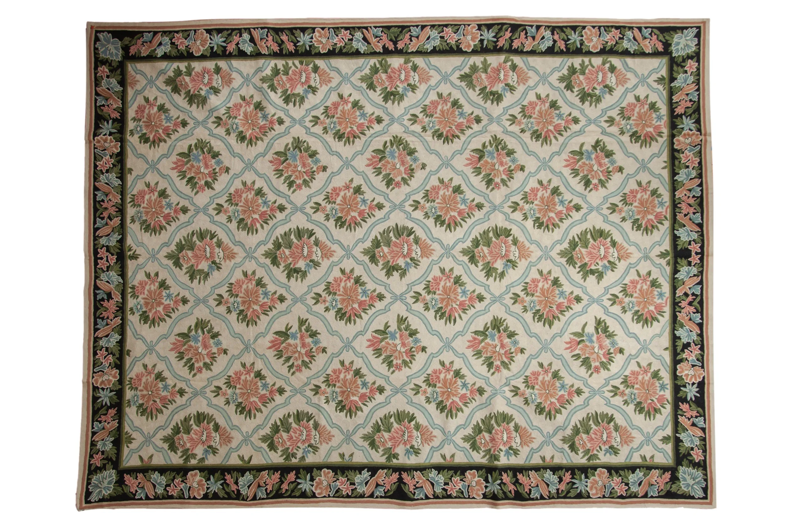 9x11.5 Vintage Chainstitch Carpet