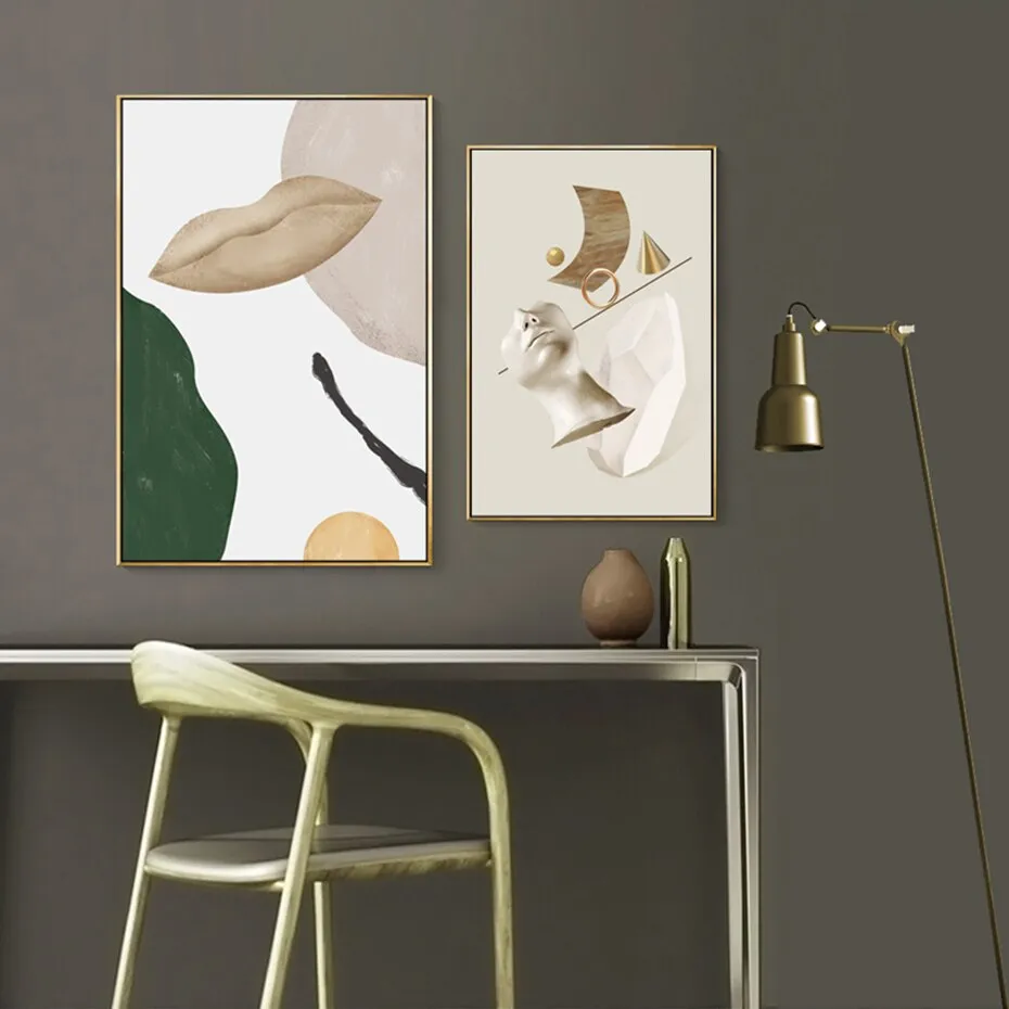 Abstract Renaissance Venus Vintage Canvas Wall Art