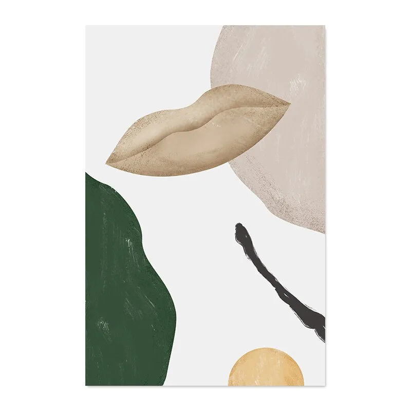 Abstract Renaissance Venus Vintage Canvas Wall Art