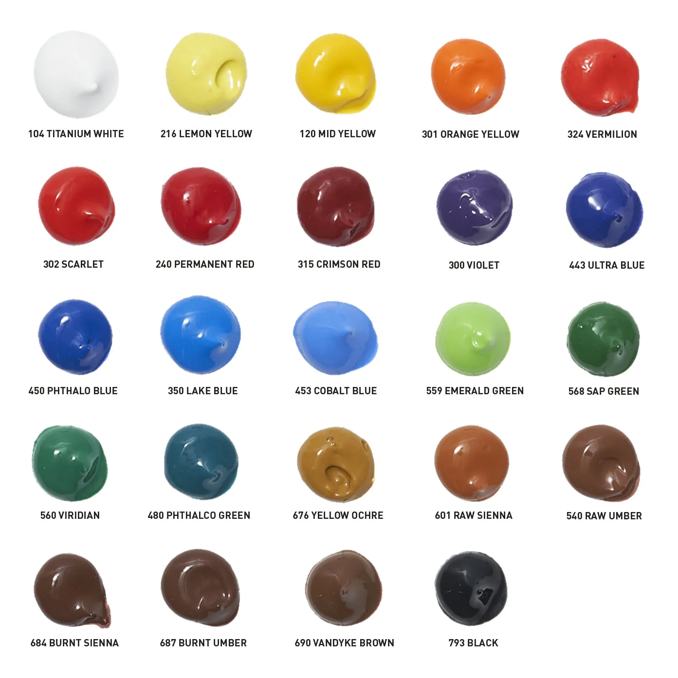 Acrylic Paint Set