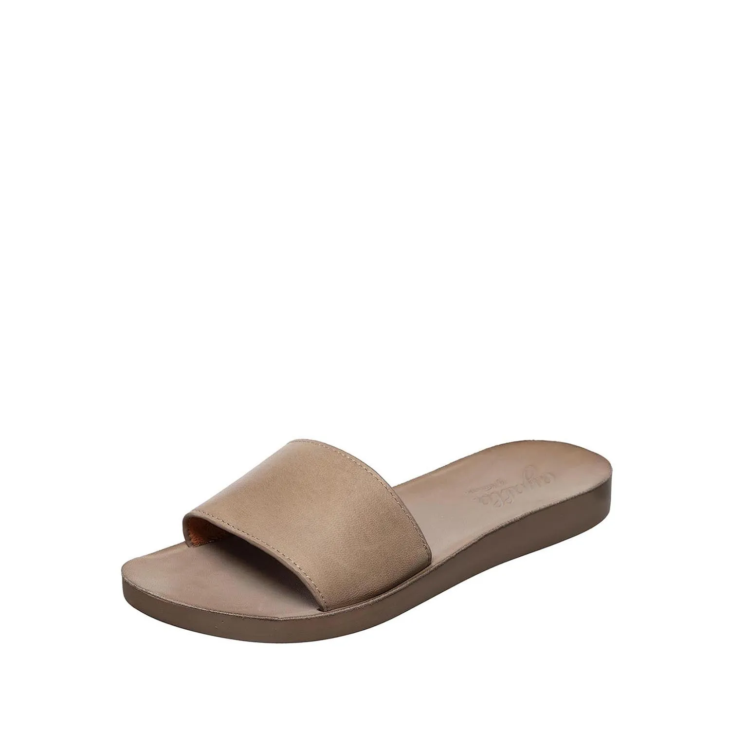 Adica Slip On Flat Sandals antelope