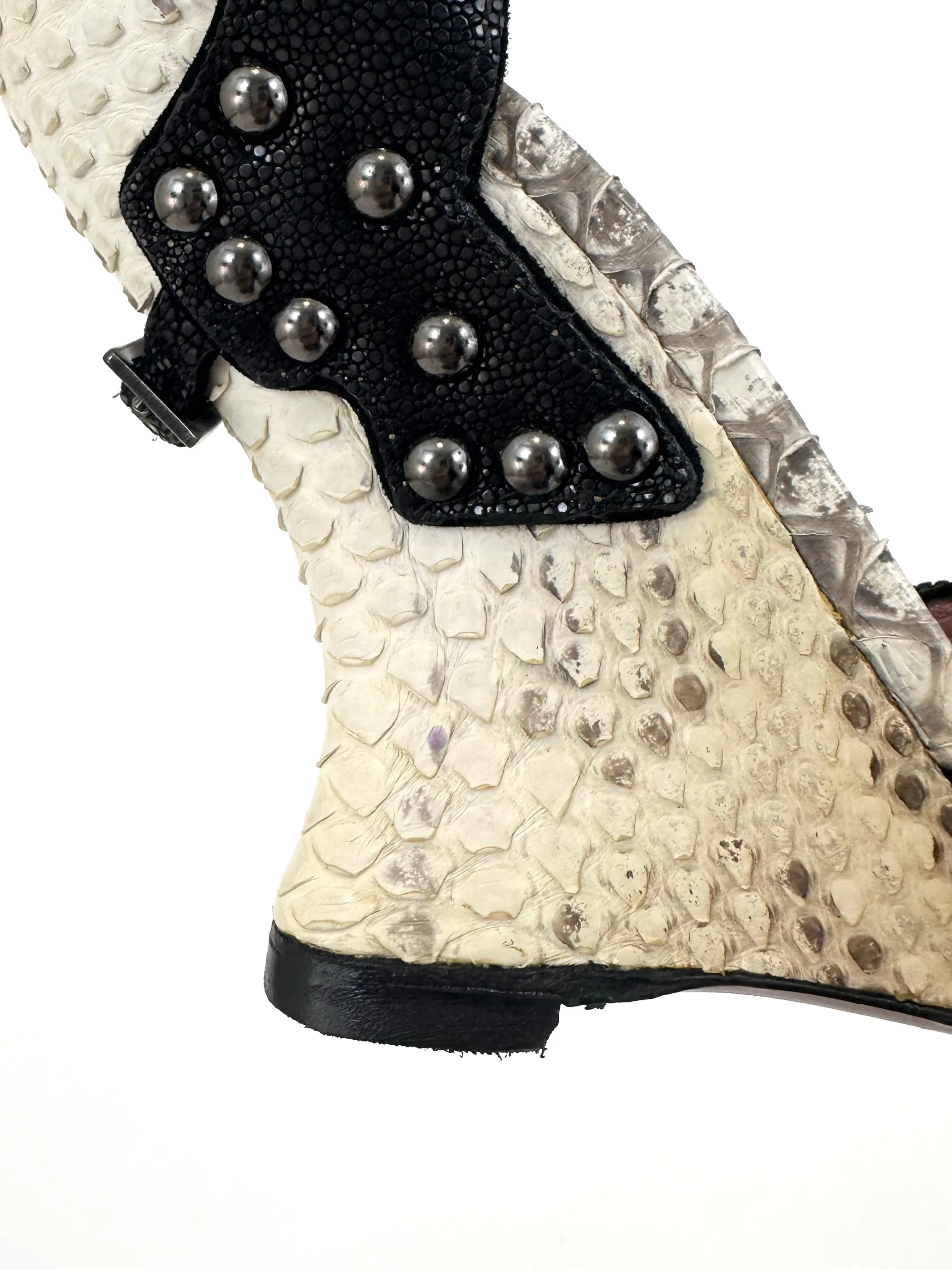 Alaïa Snakeskin & Stingray Sandals*