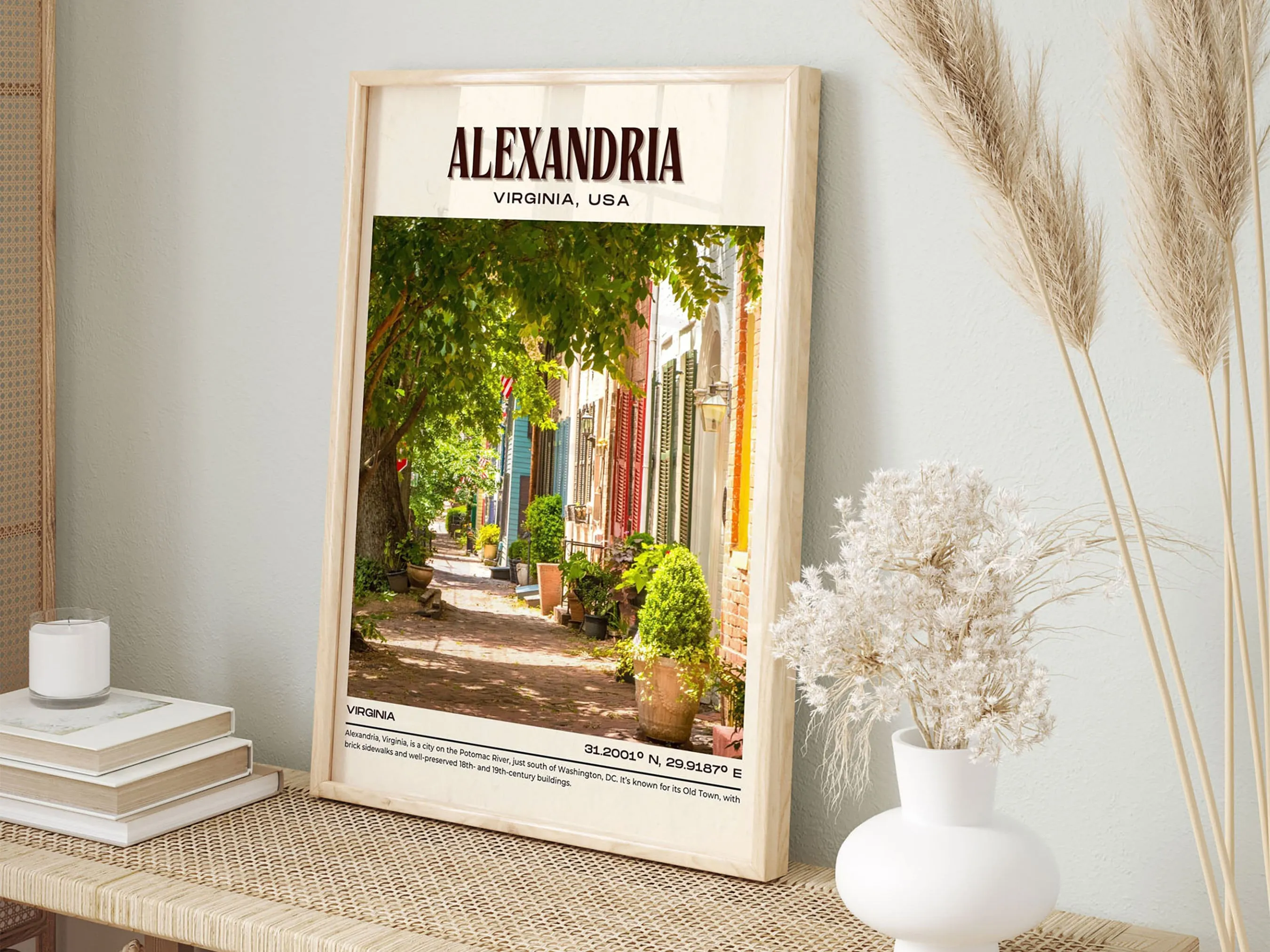 Alexandria Vintage Wall Art, Virginia, USA