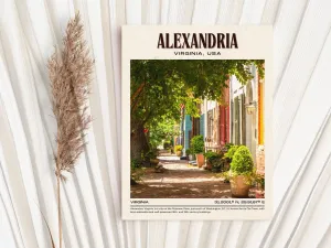 Alexandria Vintage Wall Art, Virginia, USA