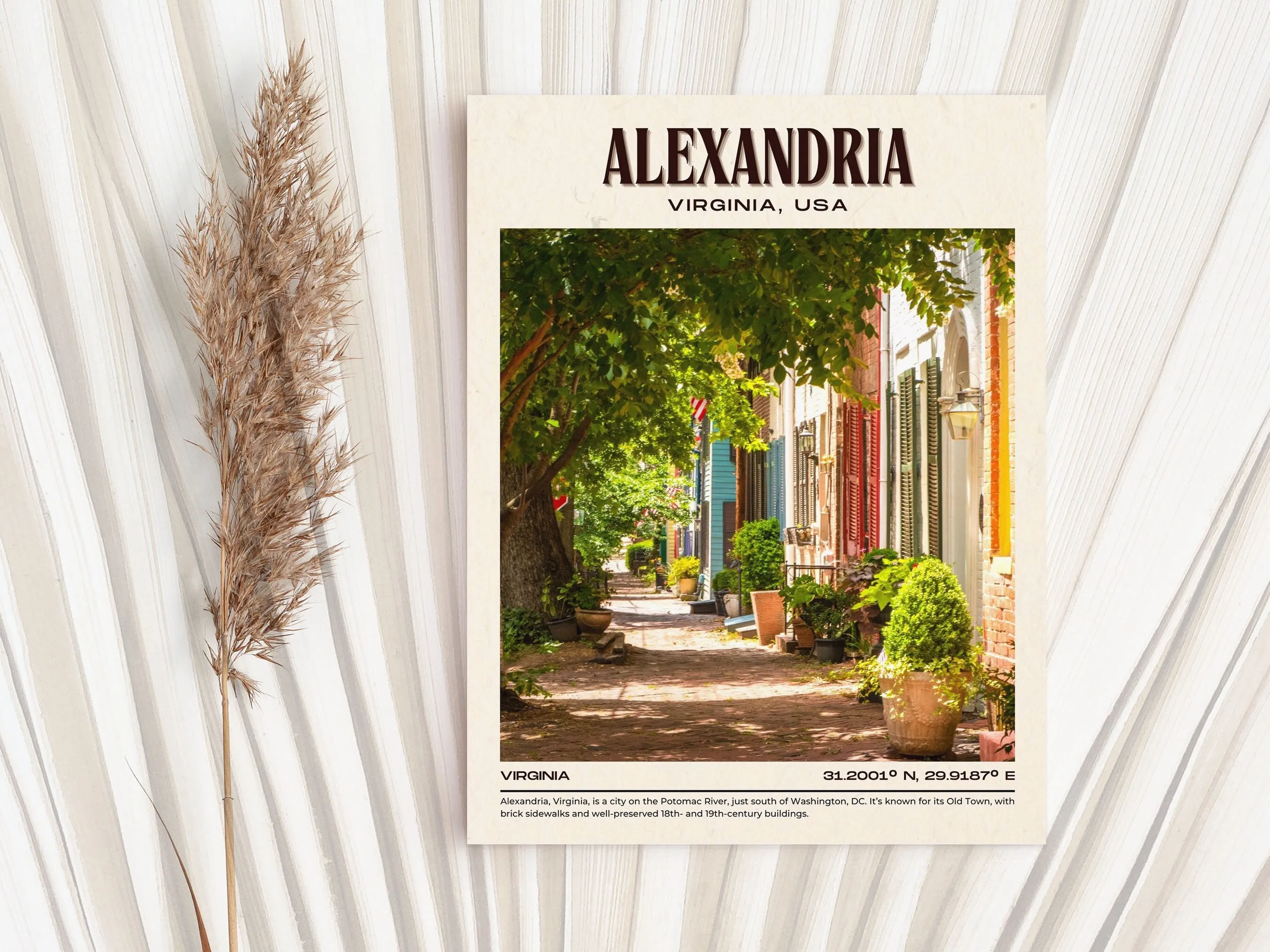 Alexandria Vintage Wall Art, Virginia, USA