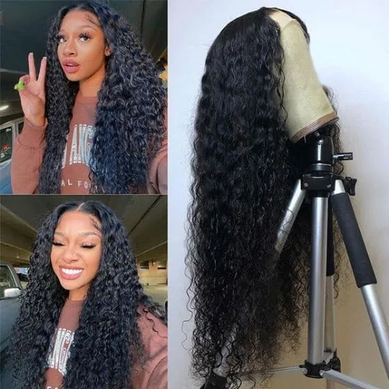Alipop Water Wave 13x6 Lace Front Wig Brazilian Water Wave Lace Wigs With Pre Plucked
