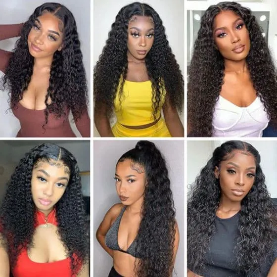Alipop Water Wave 13x6 Lace Front Wig Brazilian Water Wave Lace Wigs With Pre Plucked