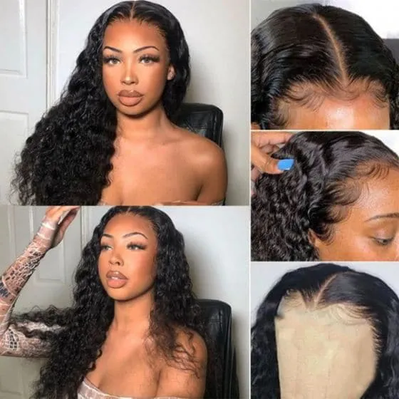 Alipop Water Wave 13x6 Lace Front Wig Brazilian Water Wave Lace Wigs With Pre Plucked