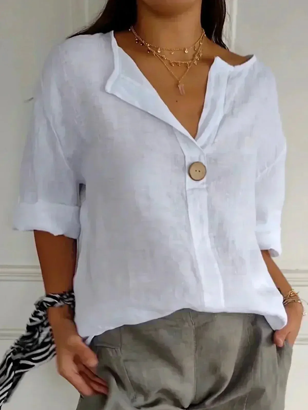 Allegra | Lightweight Casual Blouse