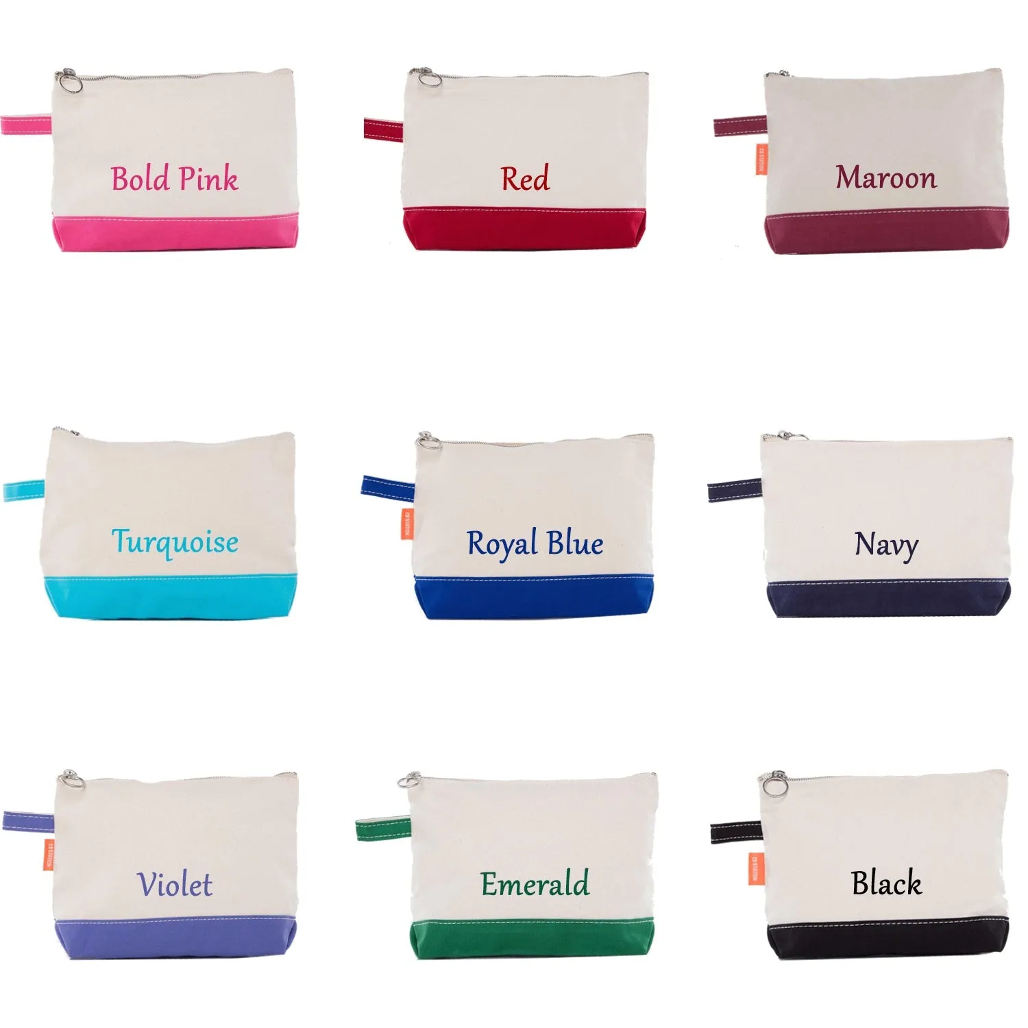 Alpha Phi Omega Canvas Cosmetic Bag