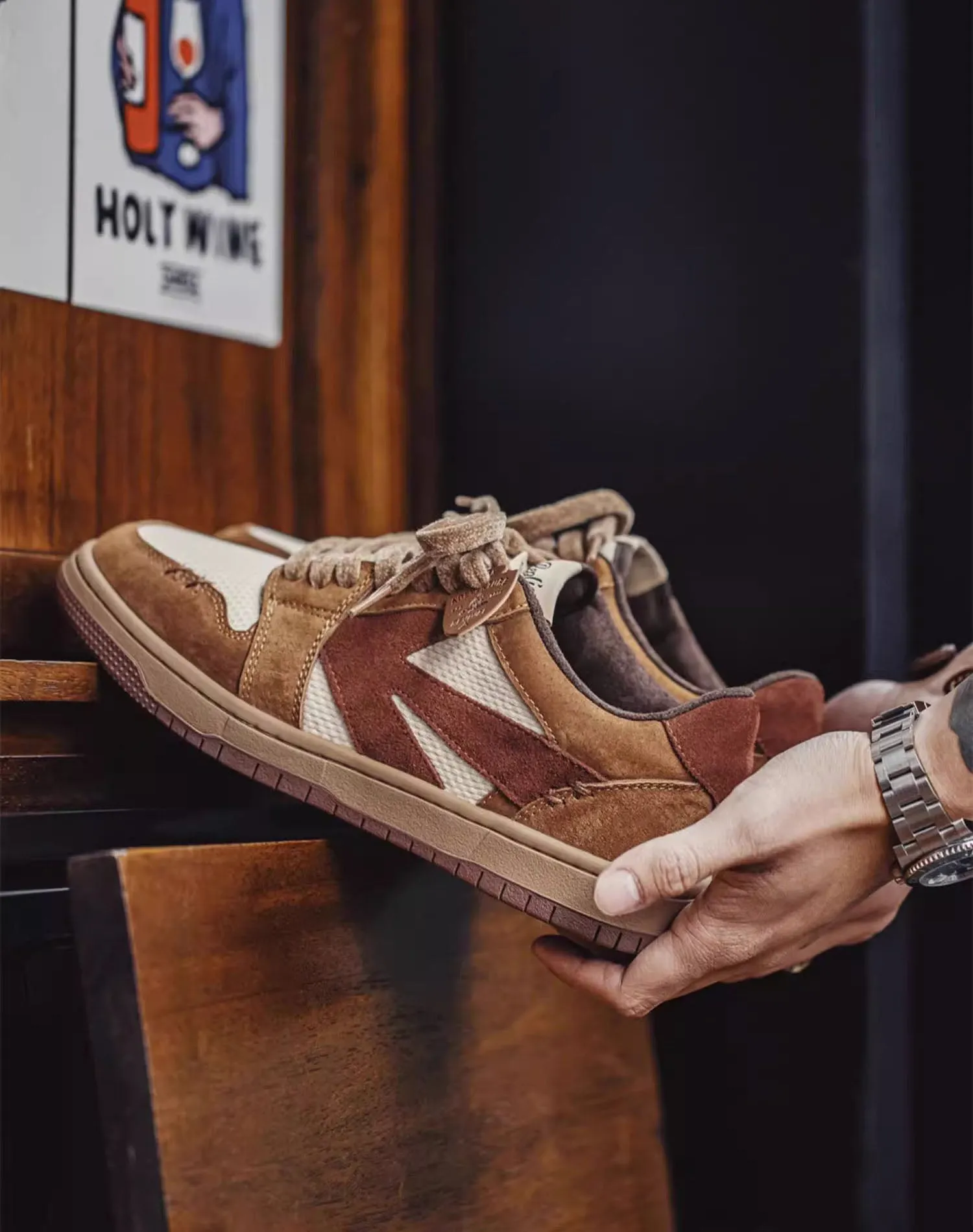 American Skateboard Retro Suede Versatile Men's Casual Shoes