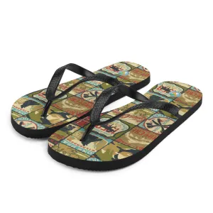 Antique Auto Signs - Unisex Flip-Flops