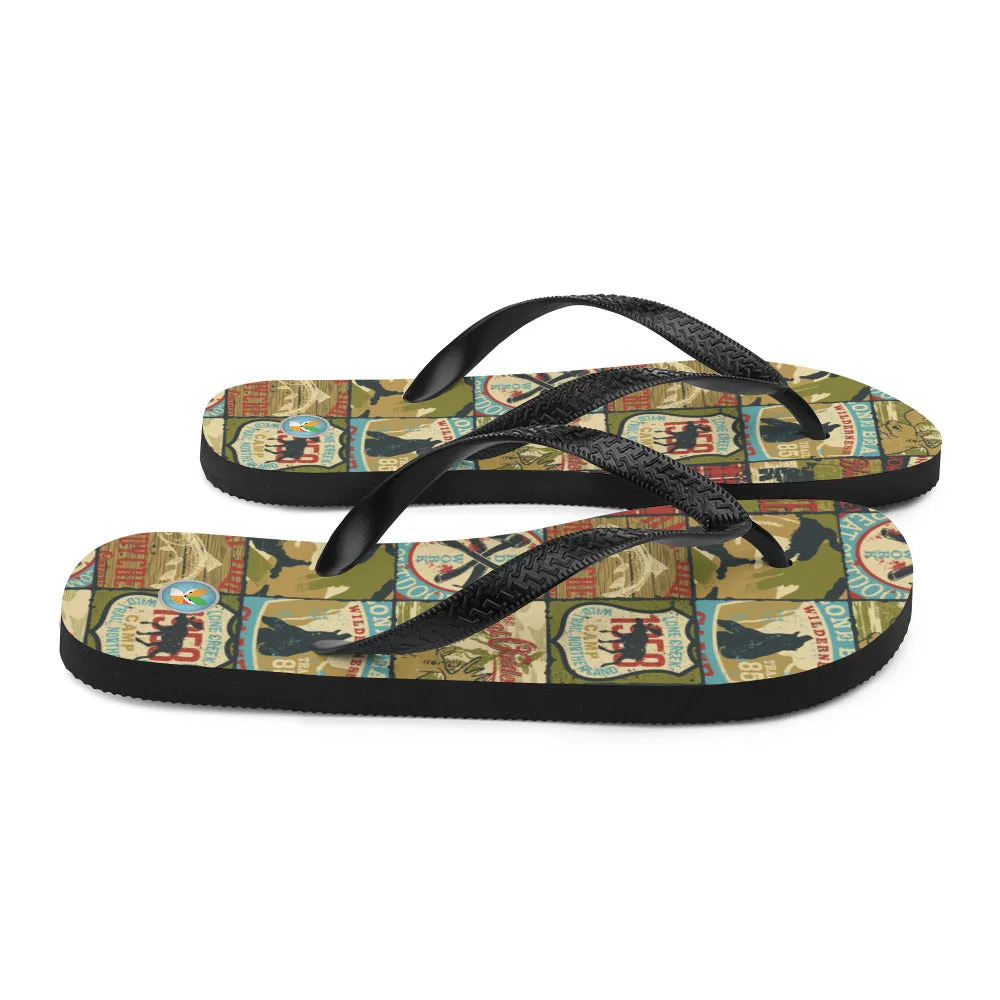 Antique Auto Signs - Unisex Flip-Flops