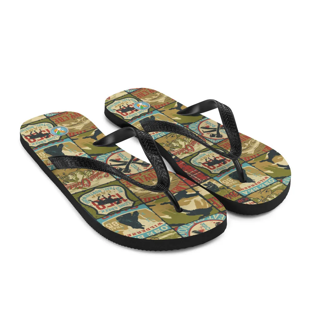 Antique Auto Signs - Unisex Flip-Flops