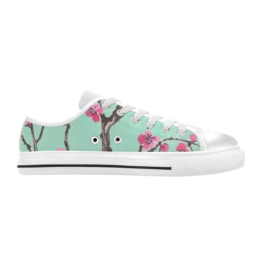 Arizona Green Tea Pattern Canvas Men's Shoes
