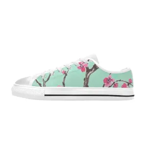 Arizona Green Tea Pattern Canvas Women's Shoes