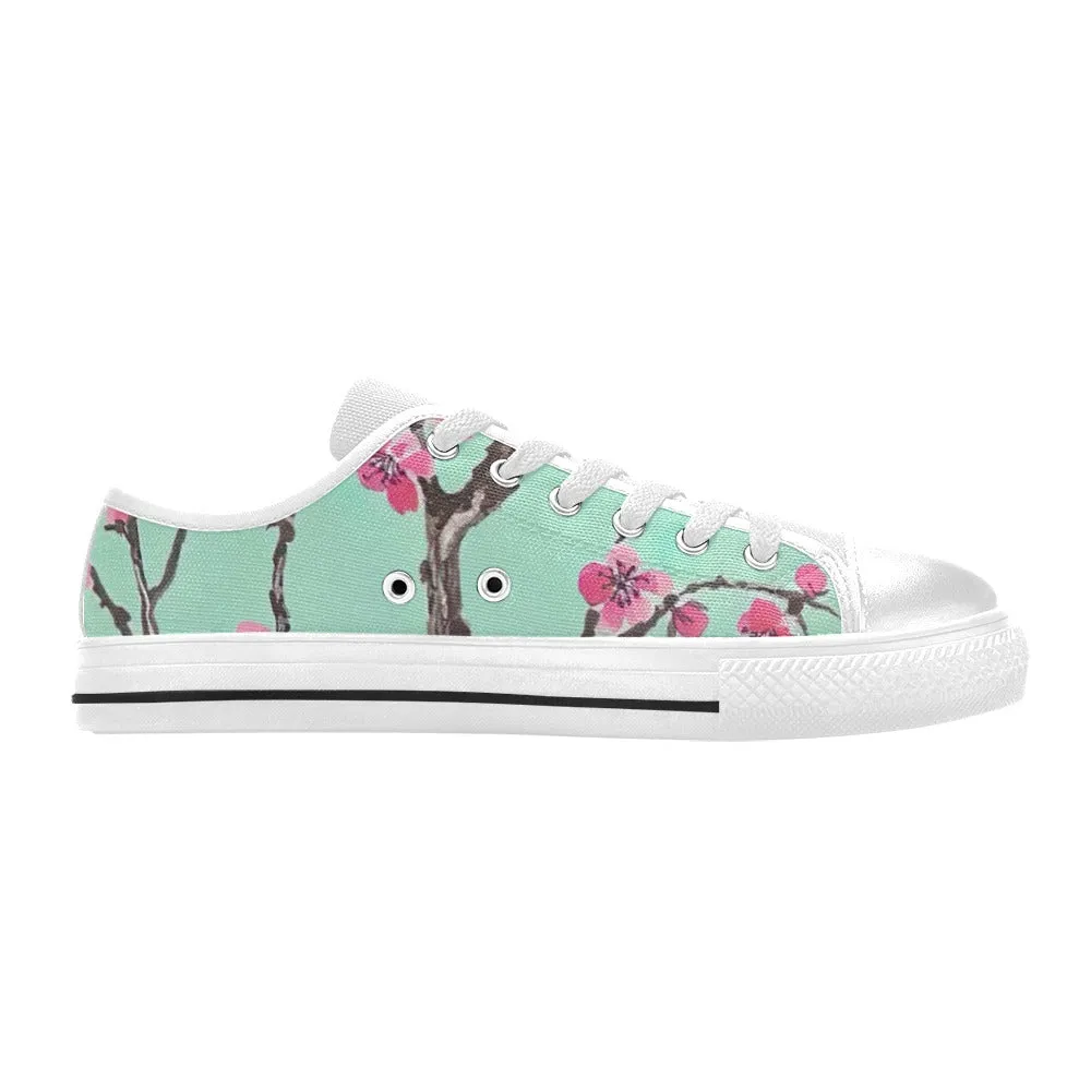 Arizona Green Tea Pattern Canvas Women's Shoes