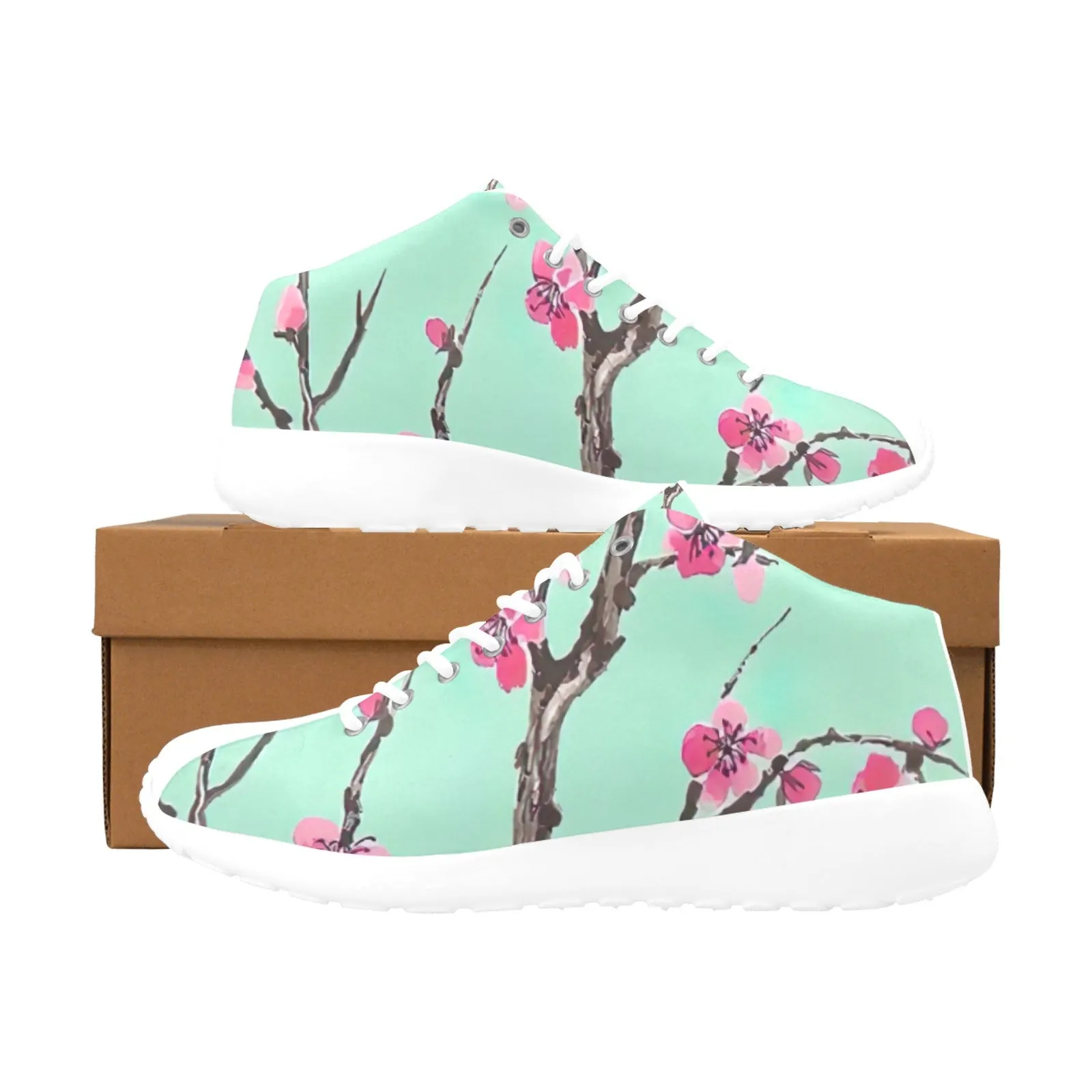 Arizona Green Tea Pattern Women's Basketball Training Shoes