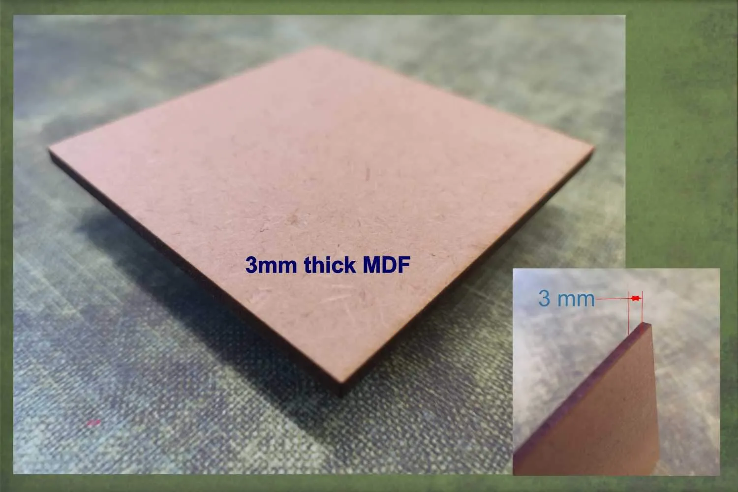 Australia - wooden craft shape - 3mm MDF