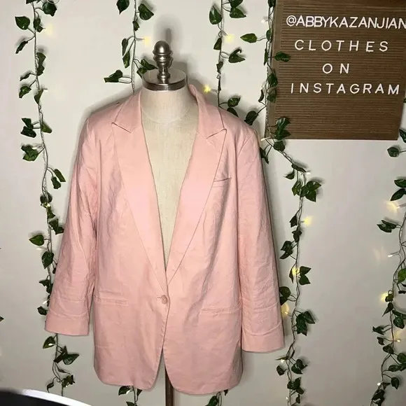 Baby Pink Express Blazer Jacket
