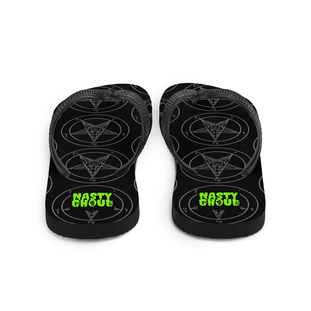 Baphomet Flip-Flops / All Over Print
