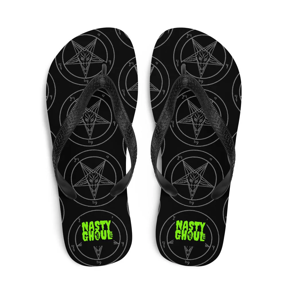 Baphomet Flip-Flops / All Over Print