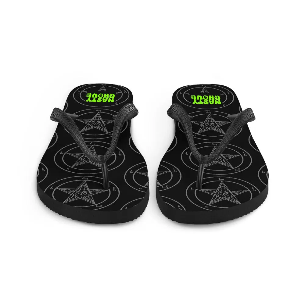 Baphomet Flip-Flops / All Over Print