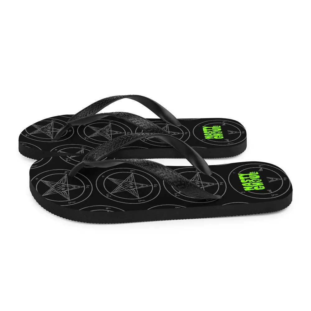 Baphomet Flip-Flops / All Over Print