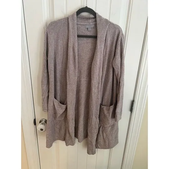 Barefoot‎ Dreams CozyChic Lite Knit Ribbed Robe Size S/M