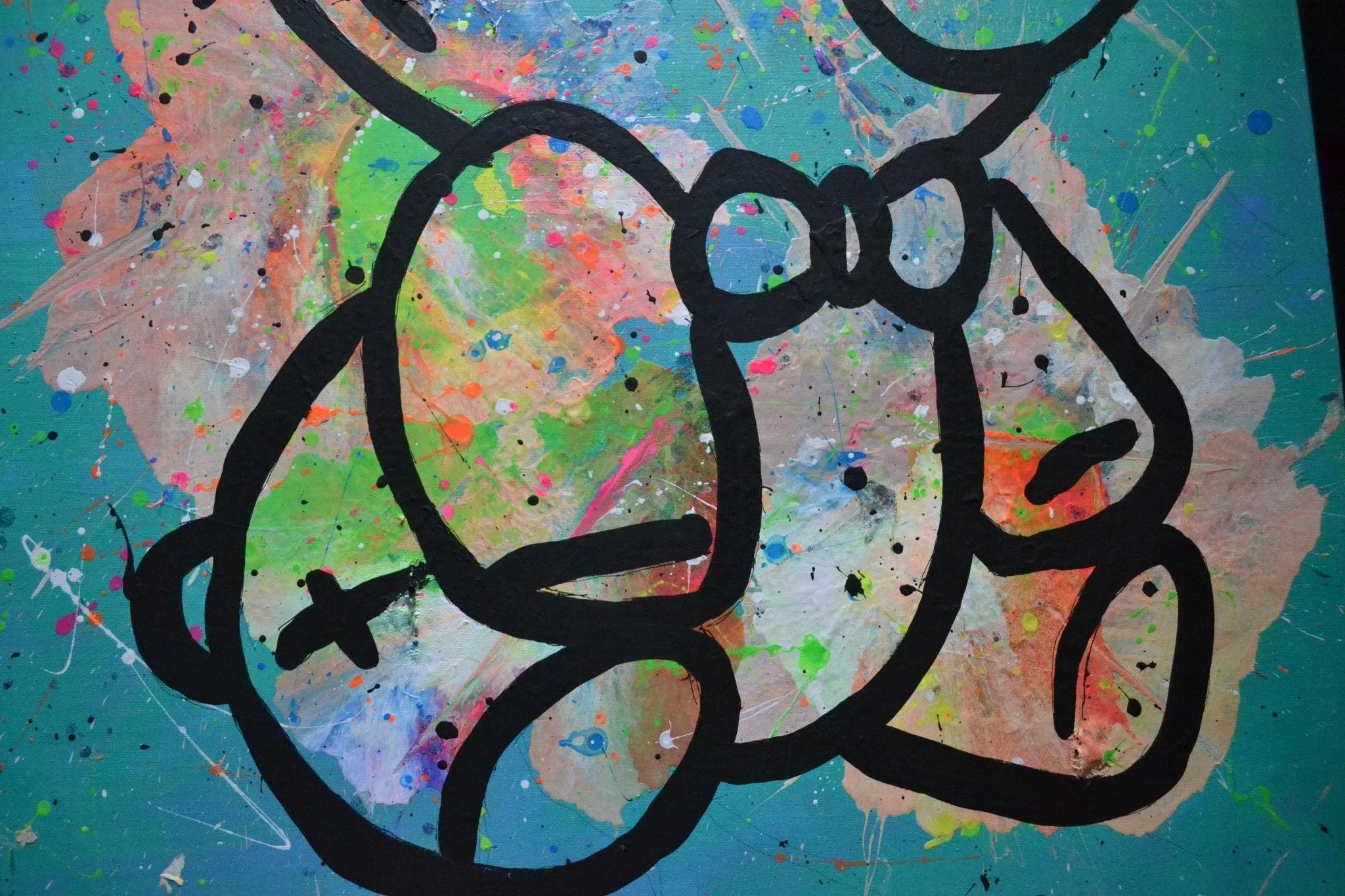 Beary Tiyad Original Canvas