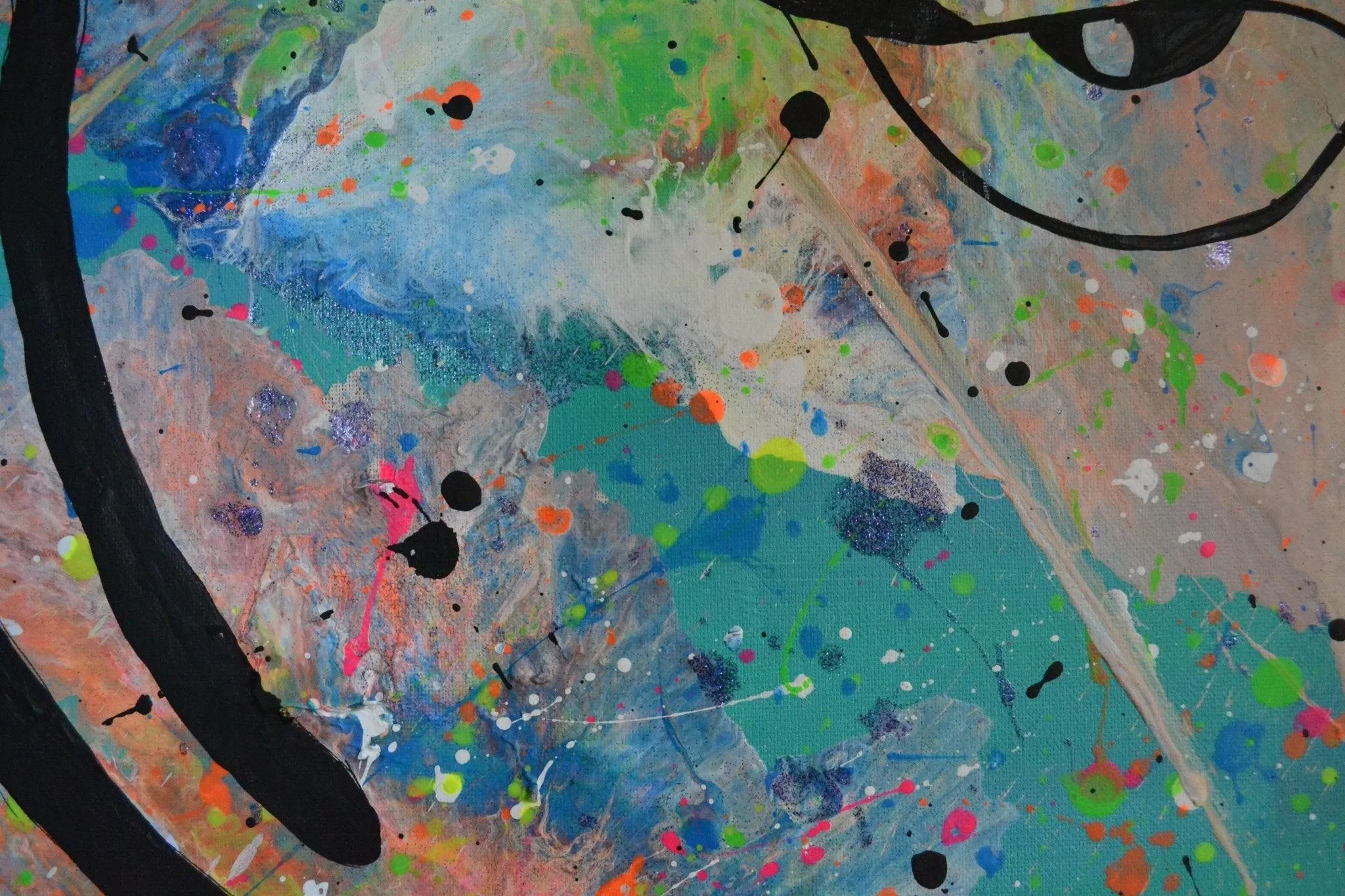 Beary Tiyad Original Canvas