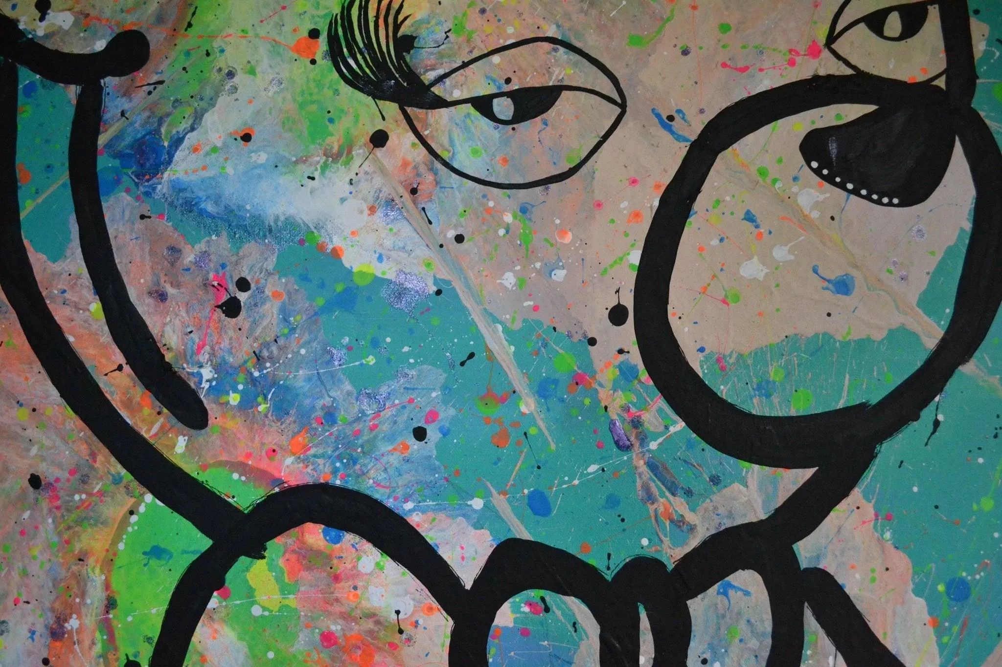 Beary Tiyad Original Canvas