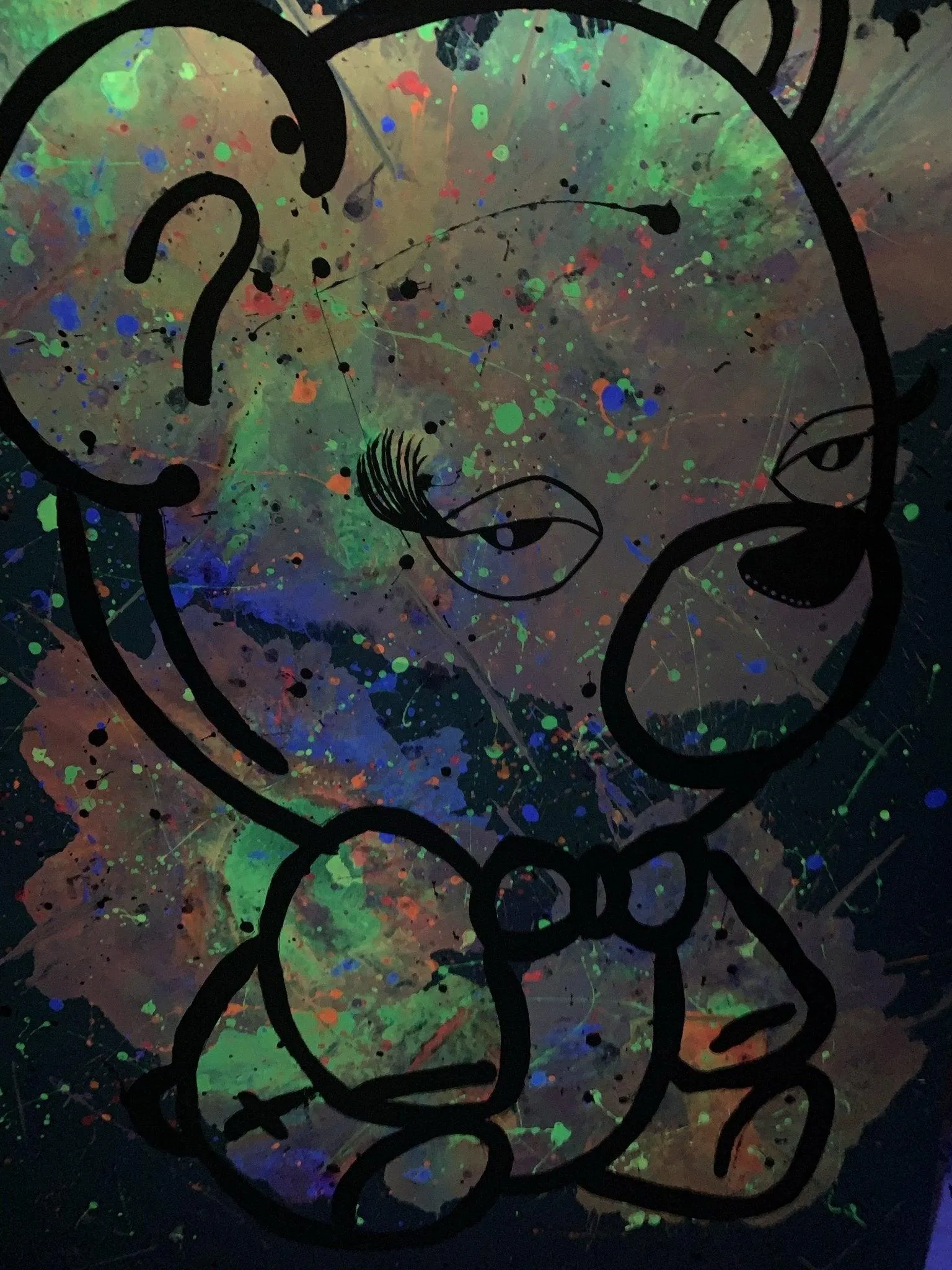 Beary Tiyad Original Canvas