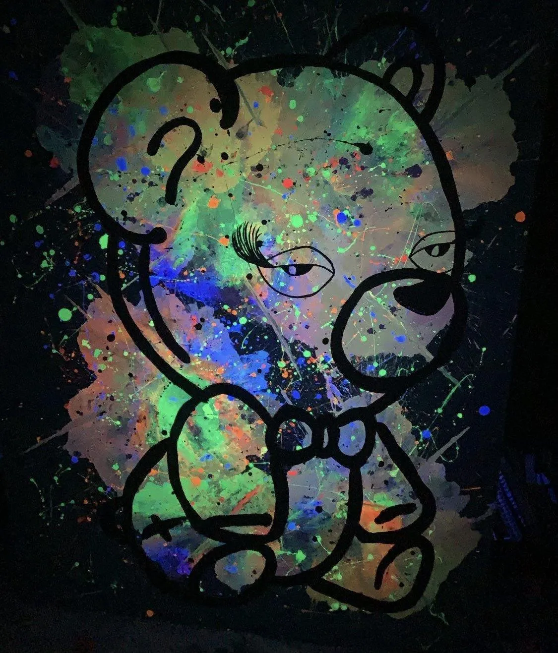 Beary Tiyad Original Canvas